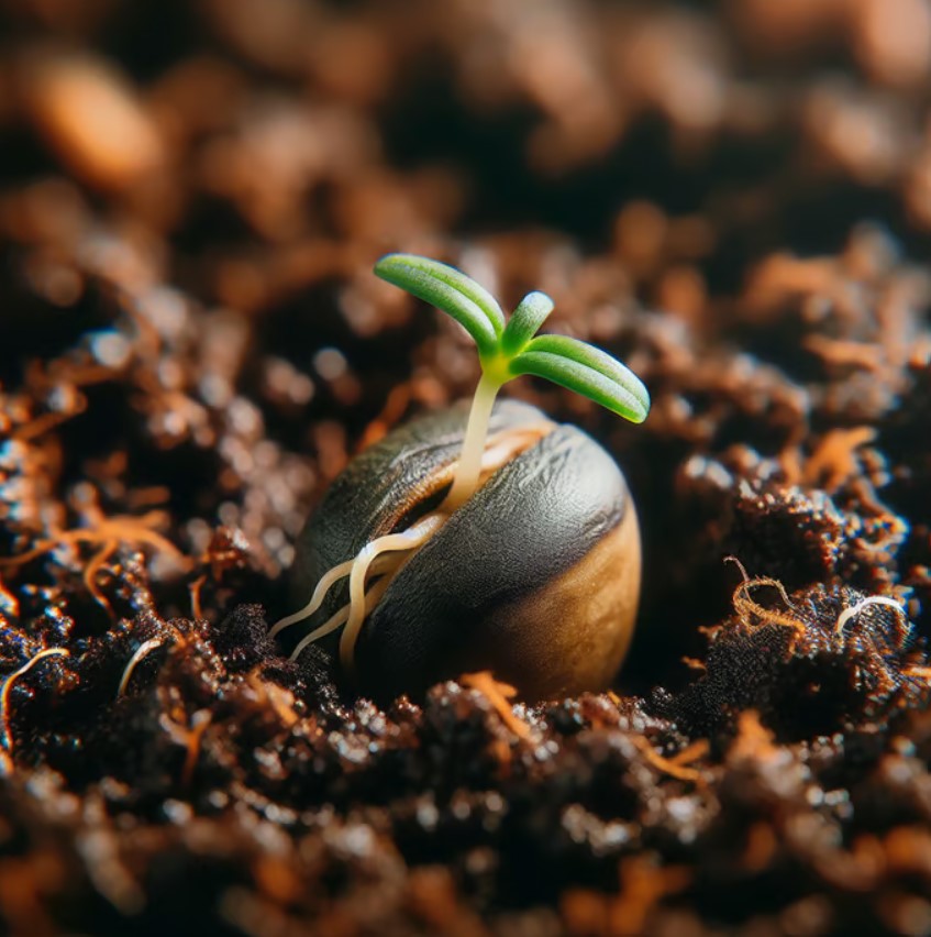 Cannabis Seed Sprouting by Pure Seed Genetics